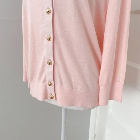 KATE SPADE Pink Lightweight Cardigan Sweater - Picture 4 of 6